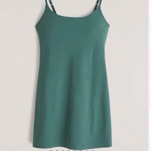 Abercrombie & Fitch Teal Green Mini Slip Dress